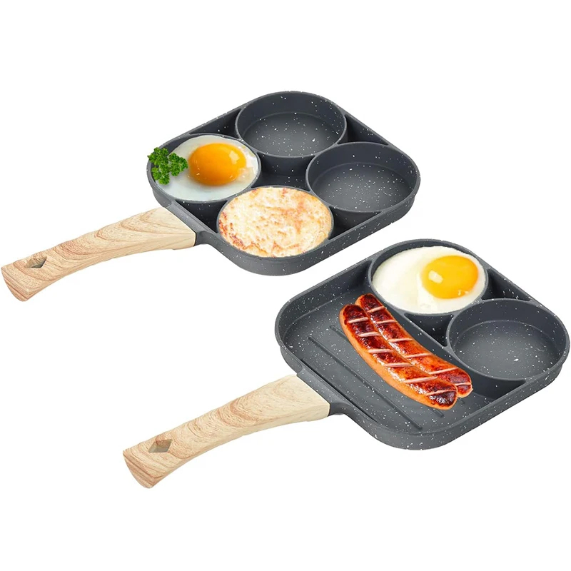 Mini Pancake Griddle - مقلاة بانكيك وبيض بـ 4 أقسام،