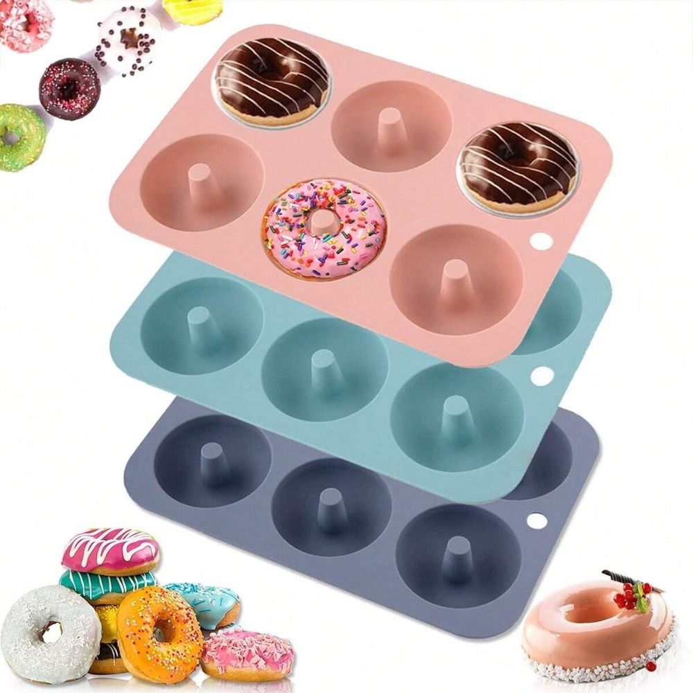 Donut Mold Silicone - قالب دونات سيليكون جديد غير لاصق