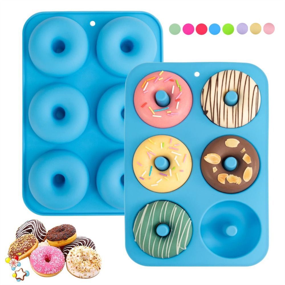 Donut Mold Silicone - قالب دونات سيليكون جديد مقاوم للحرارة