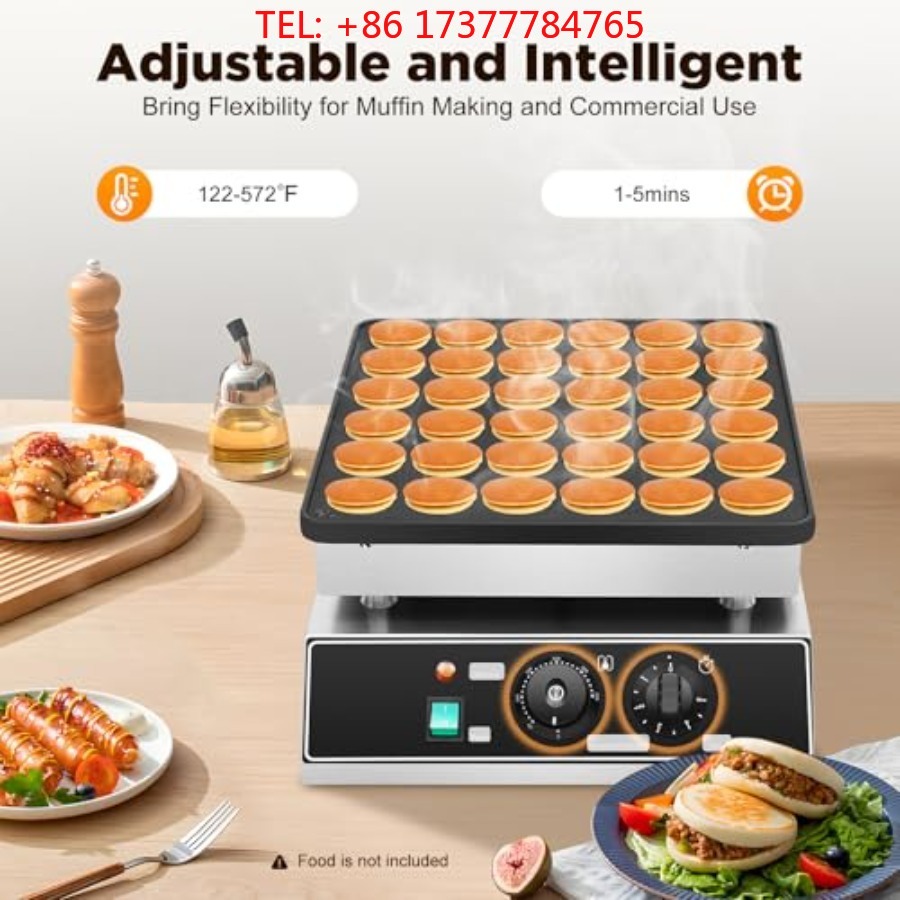 جهاز تجاري لصنع الفطائر بـ 36  - مراجعة Mini Pancake Griddle وسعره