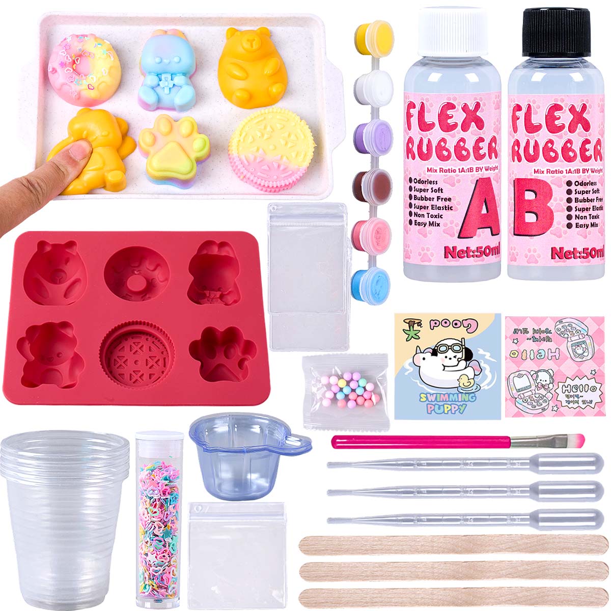طقم صنع السكوشي تابا سكوشي ميك - مراجعة Donut Mold Silicone وسعره