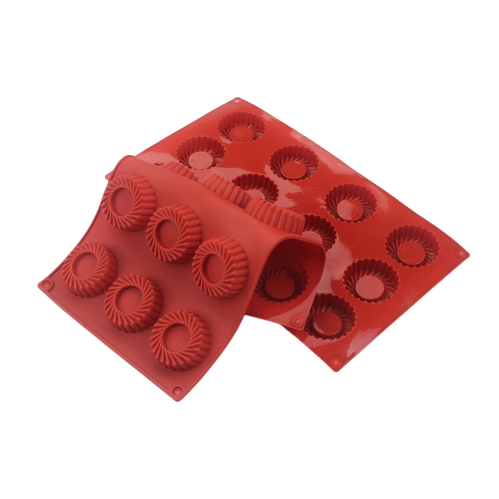 قالب كيك سيليكون دائري بـ 12 ف - مراجعة Donut Mold Silicone وسعره