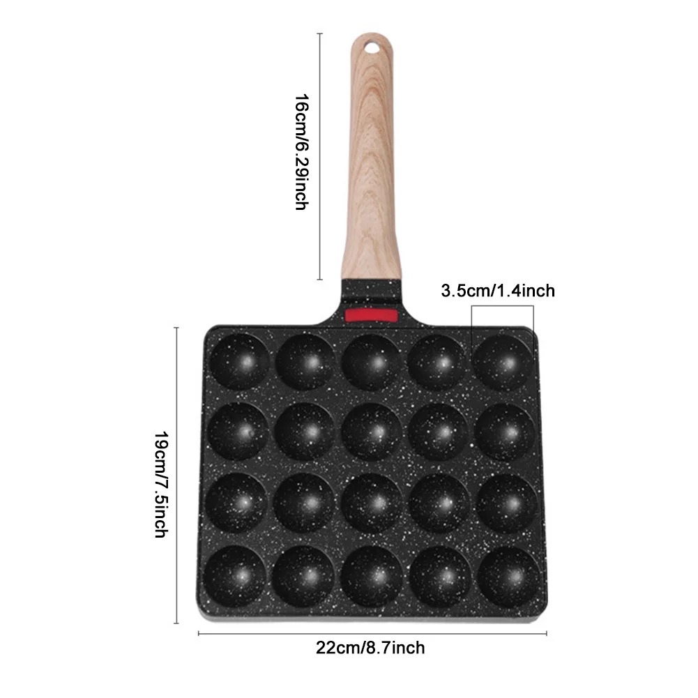 مقلاة تاكوياكي بـ 20 قالب، صان - مراجعة Takoyaki Grill Plate وسعره