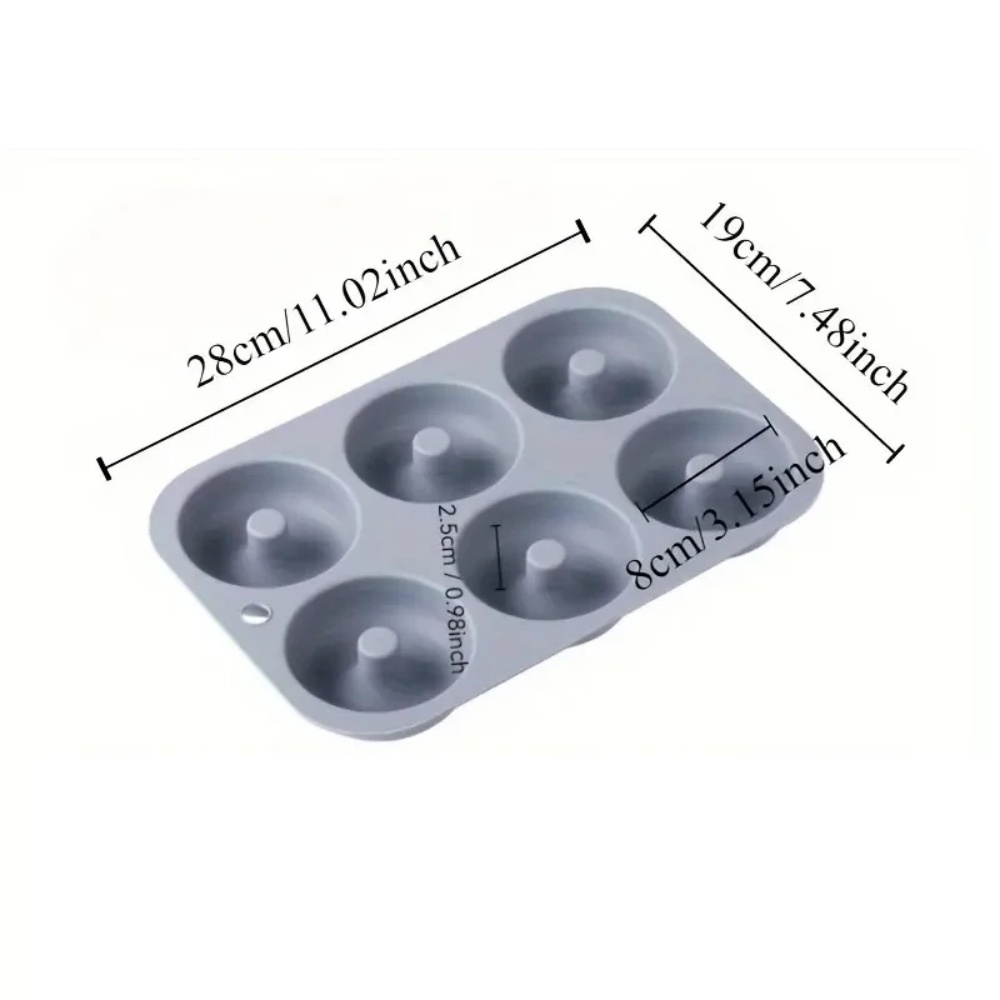 قالب خبز بـ 6 فتحات من السيليك - مراجعة Donut Mold Silicone وسعره