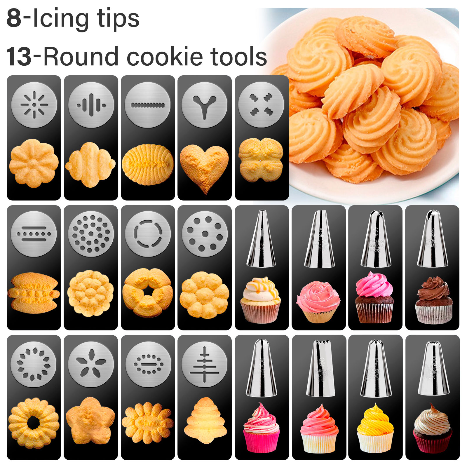 مجموعة مسدس ضغط الكوكيز وأدوات - مراجعة Churros Maker Gun وسعره