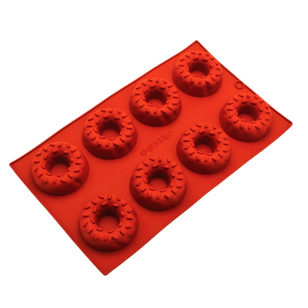 قالب دونات سيليكون بـ 8 فتحات  - مراجعة Donut Mold Silicone وسعره