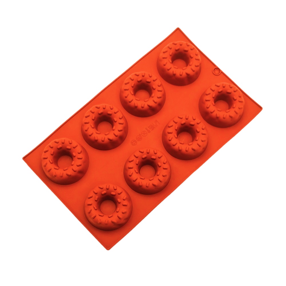قالب دونات سيليكون بـ 8 فتحات  - مراجعة Donut Mold Silicone وسعره