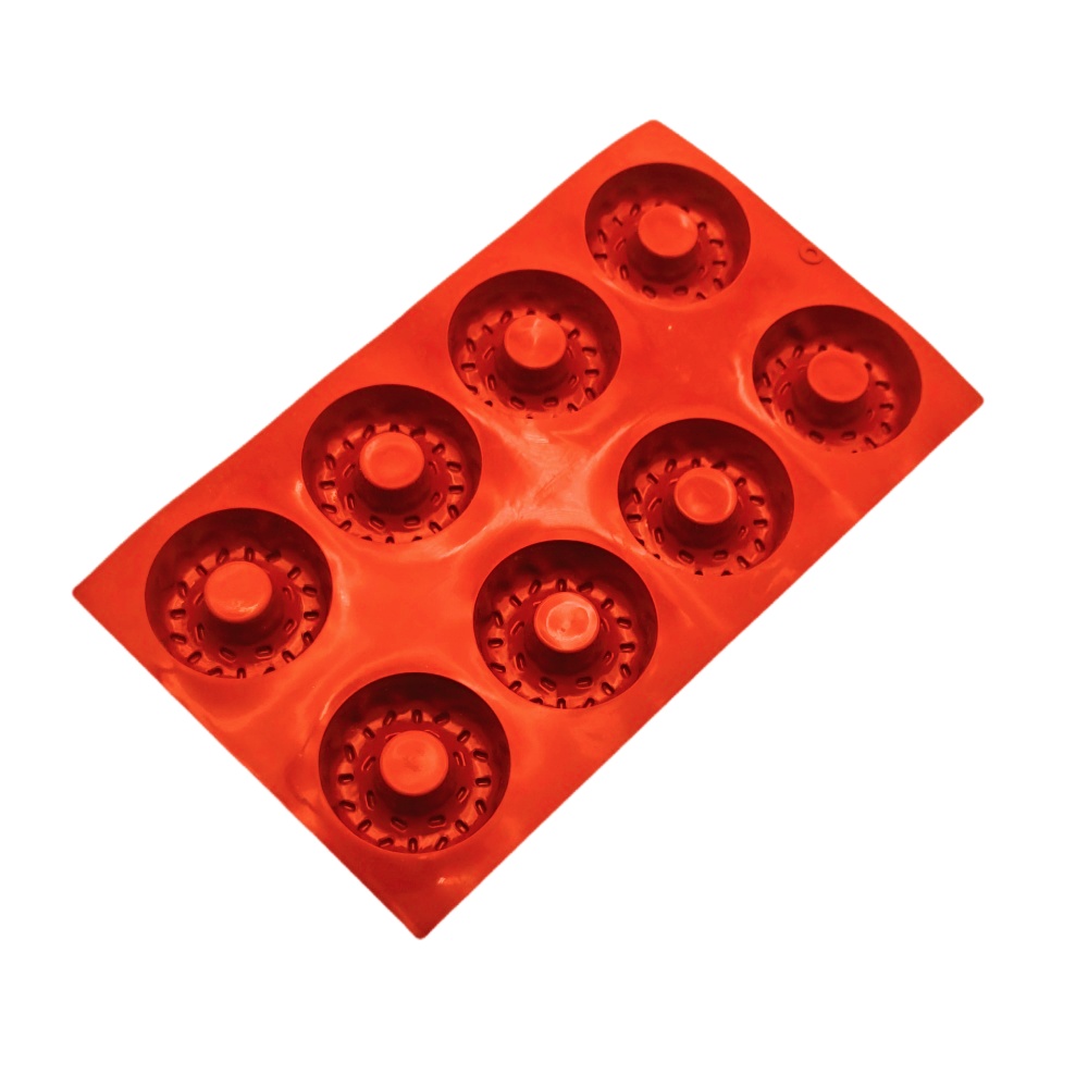 قالب دونات سيليكون بـ 8 فتحات  - مراجعة Donut Mold Silicone وسعره