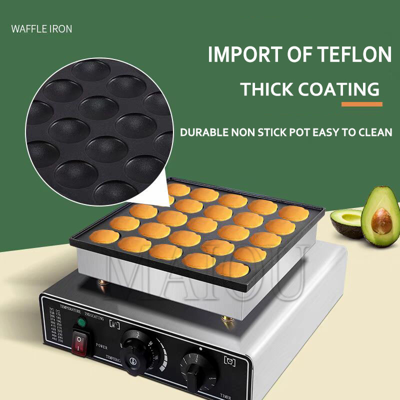 آلة صنع الفطائر والوافل الكهرب - مراجعة Mini Pancake Griddle وسعره
