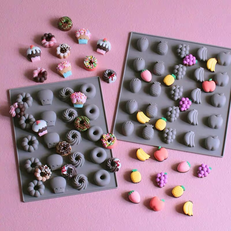 Multicavity الفاكهة سيليكون ال - مراجعة Donut Mold Silicone وسعره